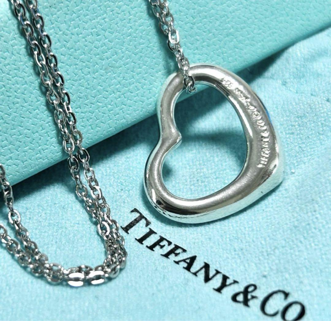 ‼️最終値下げ‼️‼️ティファニー‼️ シルバー　オープンハートペンダントネックレス ティファニー ネックレス tiffany ハート オープンハート
