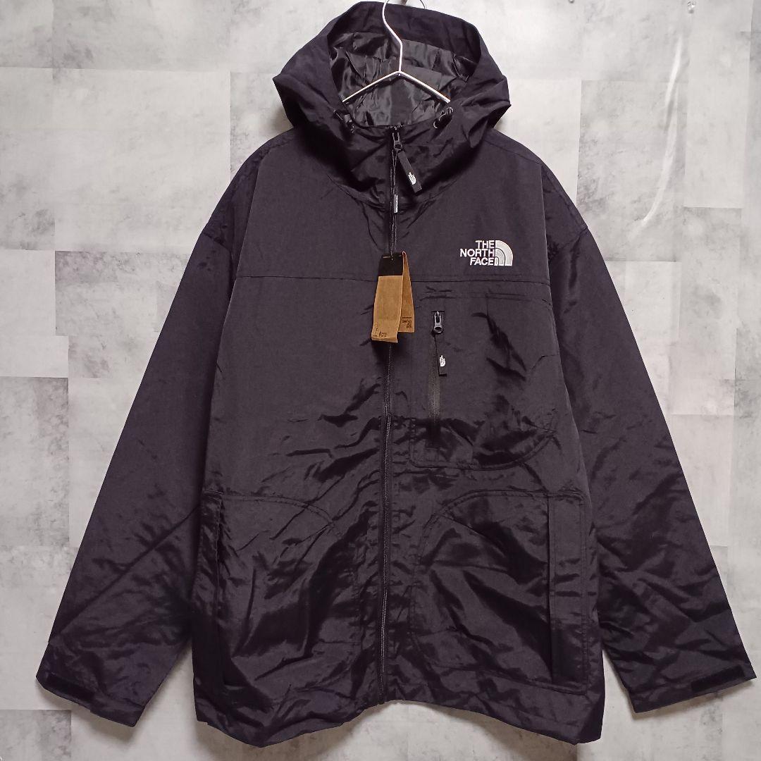 新品 THE NORTH FACE ノースフェイス ウィンドブレーカー XL 黒