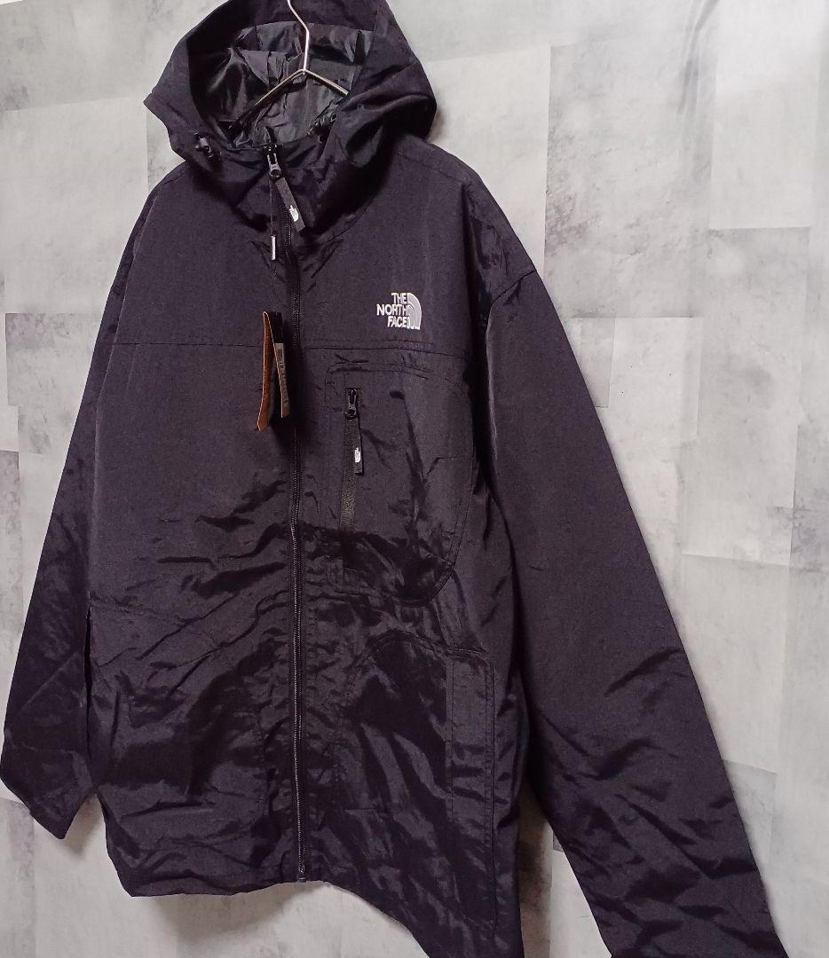 新品 THE NORTH FACE ノースフェイス ウィンドブレーカー XL 黒