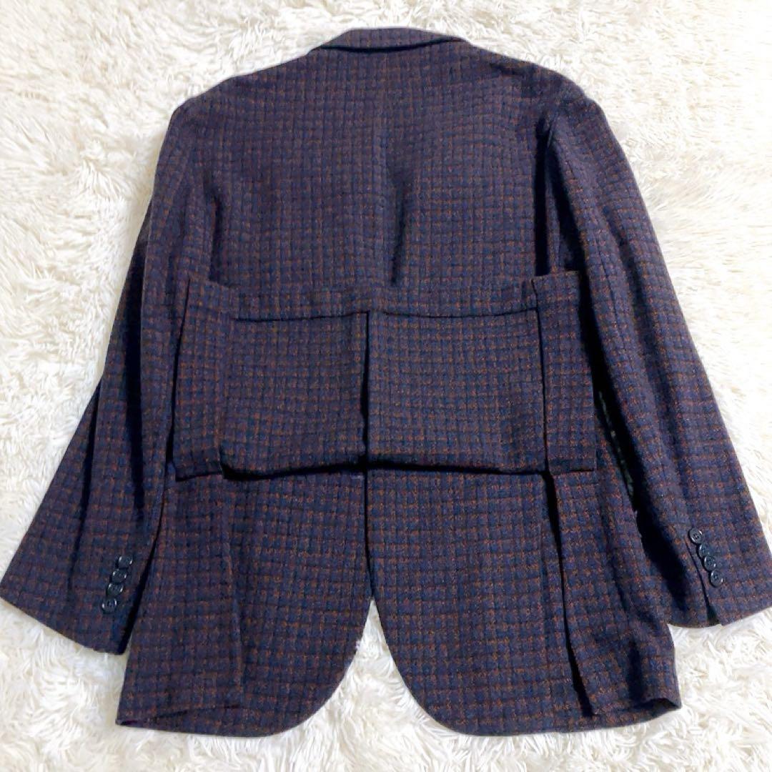 【美品】De Petrillo　テーラード　Anacapri　チェック　46