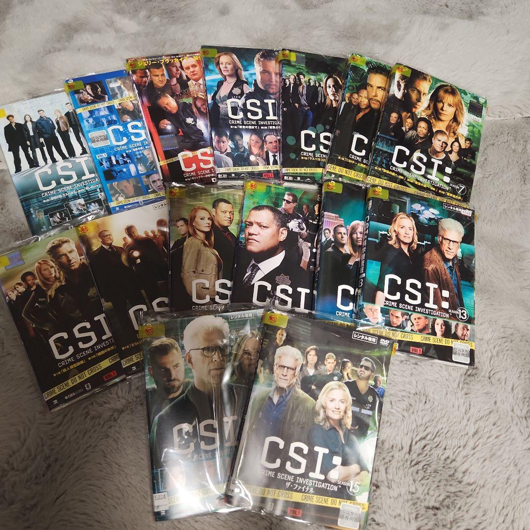 海外ドラマ『CSI:科学捜査班』DVD 全シリーズ 全巻セット　レンタル落ち