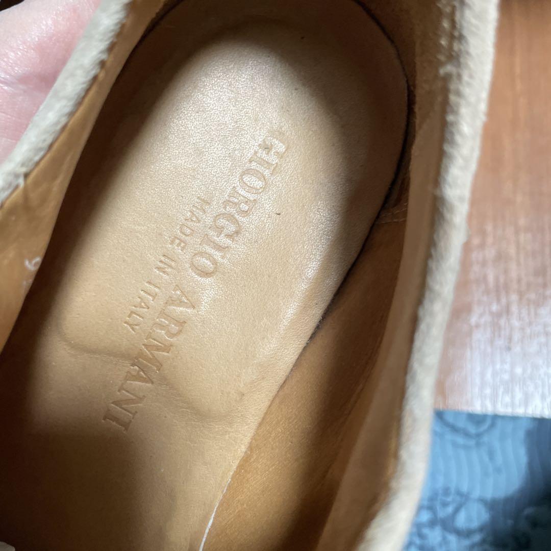 Giorgio Armani スエード ベージュ 靴