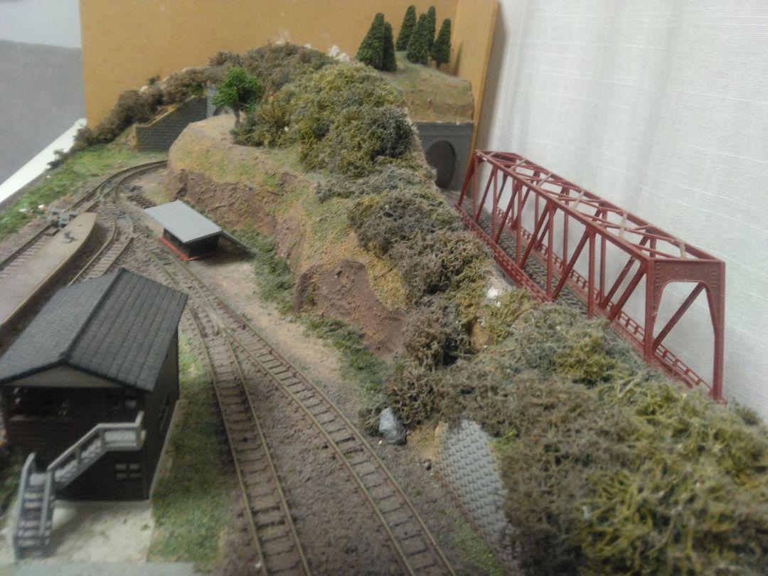 Nゲージ鉄道模型 ジオラマ風景