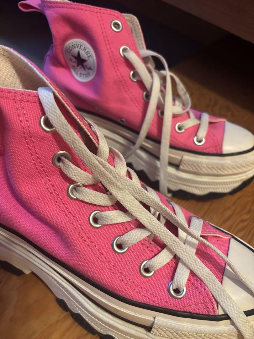 Converse All Star ピンク 厚底 ハイカット