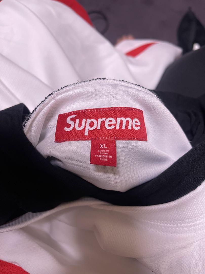 トップス Supreme Hooded Soccer Jersey
