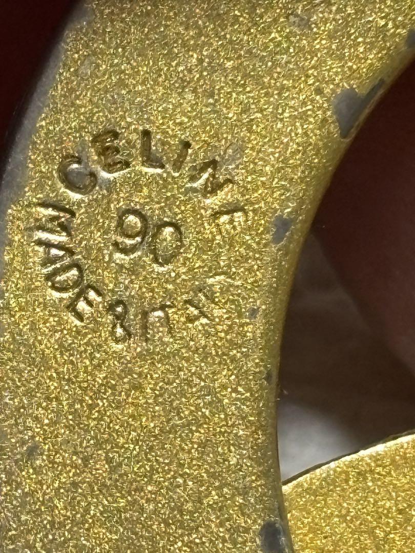 OLD CELINEオールドセリーヌ メダル型トップのみ1990年製 重い