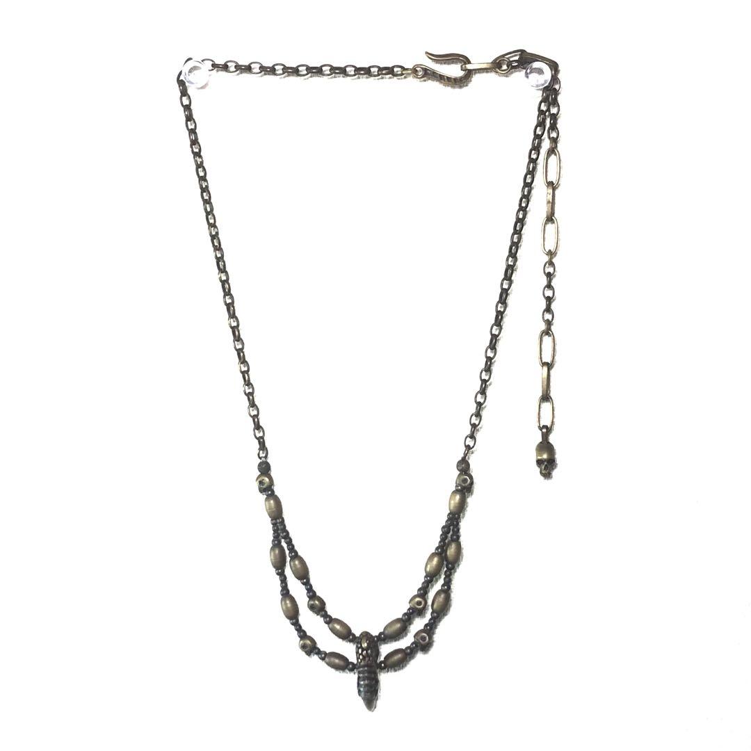新入荷 14th メルカリ - スカル カラベラネックレス HEART WILD addiction アクセサリー