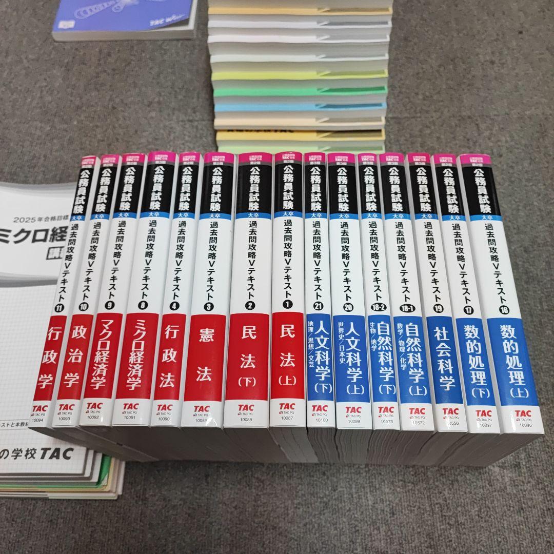 TAC総合本科生 テキスト問題集類