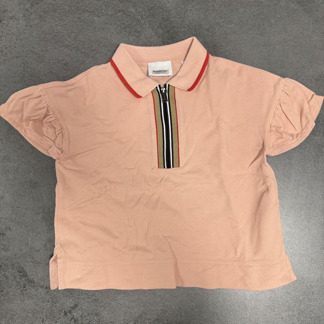 BURBERRY キッズポロシャツ 6Y BURBERRY バーバリー キッズ 子供 ポロシャツ 黒 6Y 110 - メルカリ