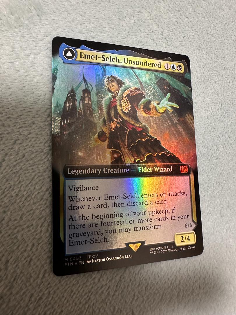 MTG エメトセルク　foil仕様ポスター　未使用 MTG/拡張/foil/エメトセルク/Emet-Selch,Unsundered - メルカリ