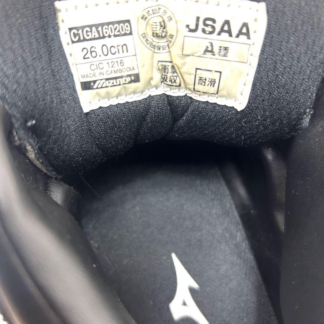 美品✨ MIZUNO ミズノ安全靴 オールマイティ ミドルカット26cm