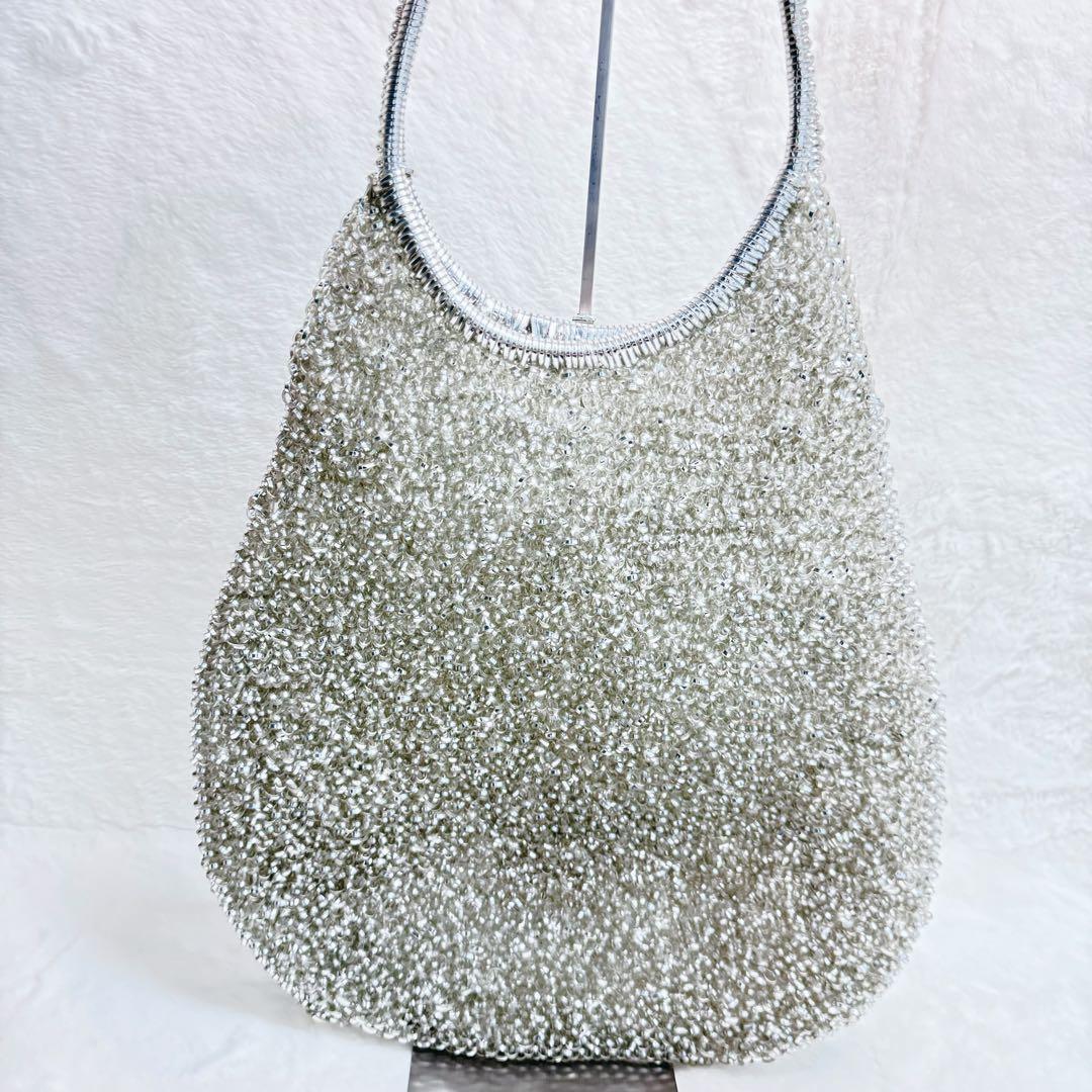 美品✨アンテプリマ ワイヤーバッグ シルバー ラウンド ラージ 希少 銀 美品✨アンテプリマ ワイヤーバッグ シルバー ラウンド ラージ 希少 銀