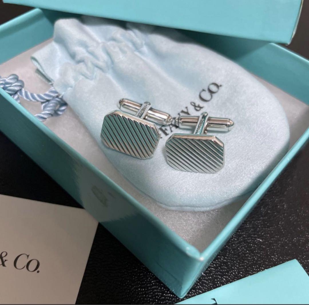 TIFFANY＆Co.  ティファニー カフスボタン カフリンクス シルバー