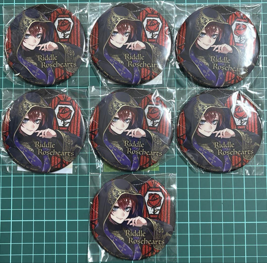 リドル ツイステ 式典服 缶バッジ Riddle Rosehearts - Badge - Twisted Wonderland (リドル