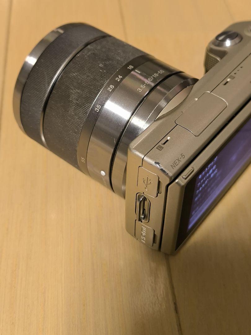SONY NEX-5 SEL1855 ミラーレス一眼カメラ ゴールド SONY NEX-5 SEL1855 ミラーレス一眼カメラ ゴールド