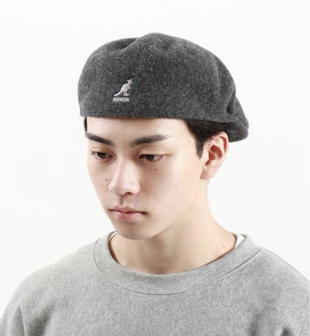 新品 カンゴール KANGOL ハンチング WOOL 504 グレー