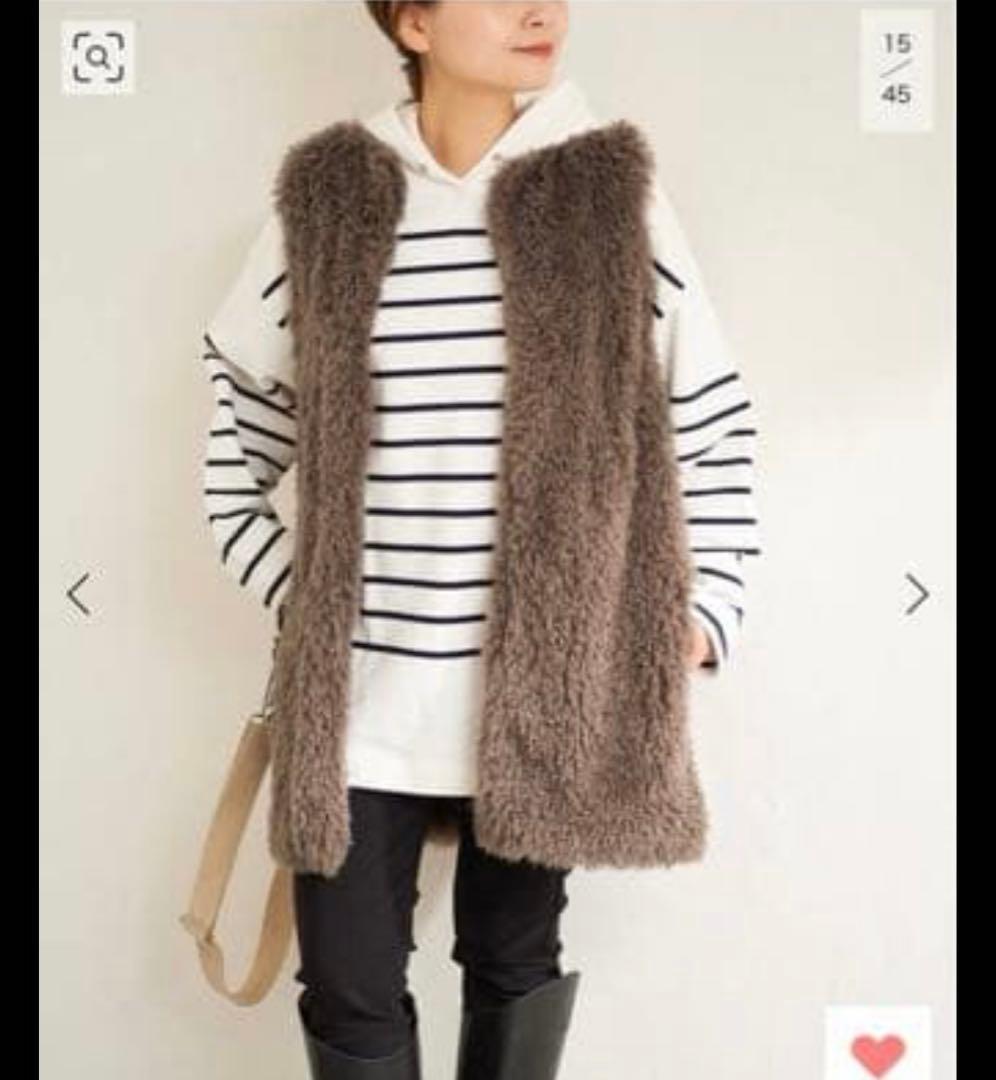 エコファーベスト カーキ SIZE JOURNAL STANDARD