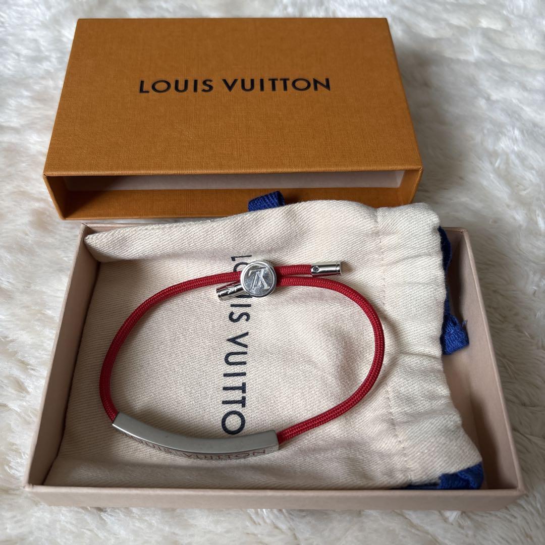 正規品【美品】LOUIS VUITTON レッド バングル