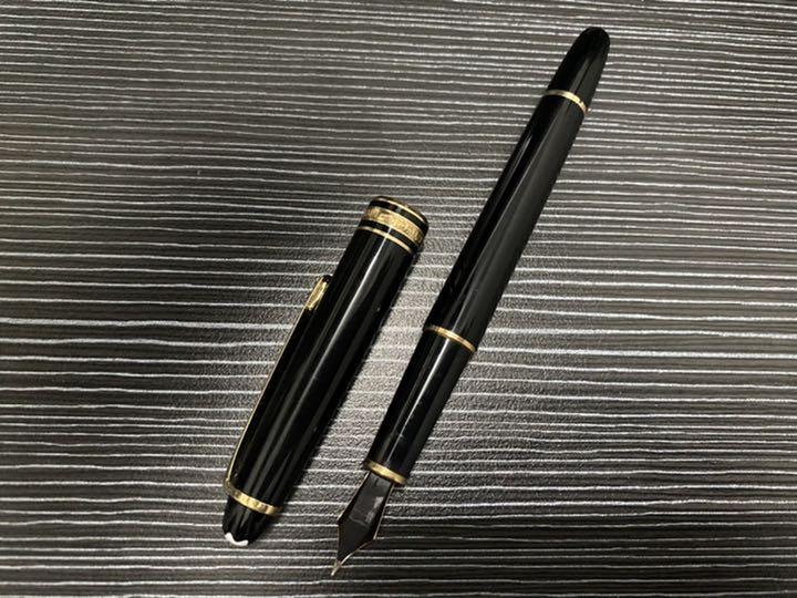 モンブラン EF 極細字 全金 黒 aiMXx-m65053225779 マイスターシュテュック 144 万年筆 超激得人気