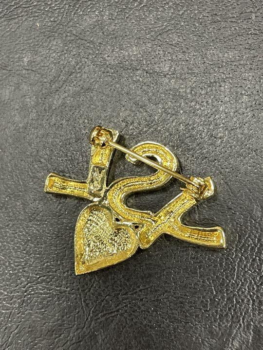 高品質国産 10 YSL ブローチ ヴィンテージ 小ぶりで可愛い WTS2F-m65054323112 最安価格