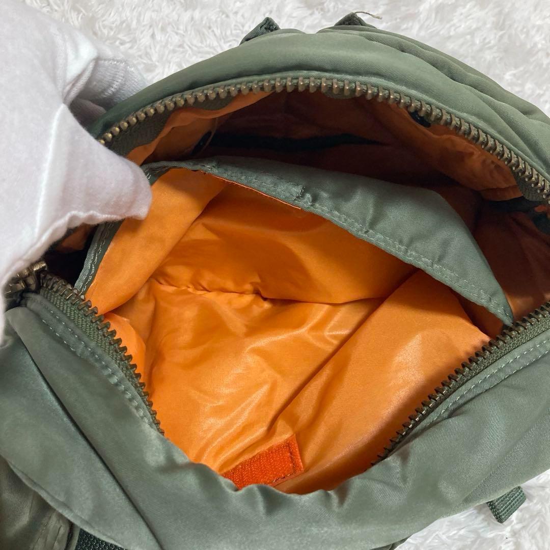 【廃盤品】PORTER ポーター タンカー　ウエストバッグ　セージグリーン