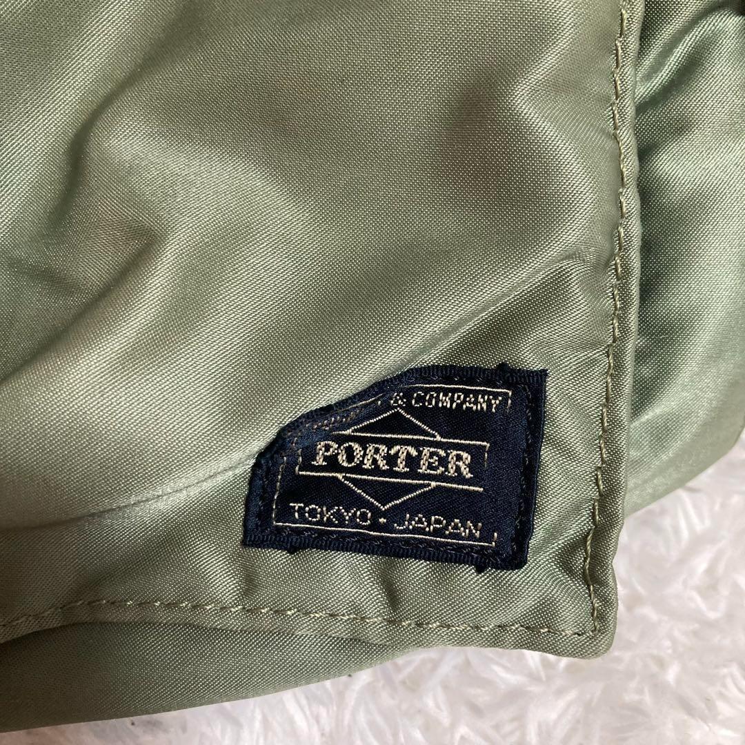 【廃盤品】PORTER ポーター タンカー　ウエストバッグ　セージグリーン