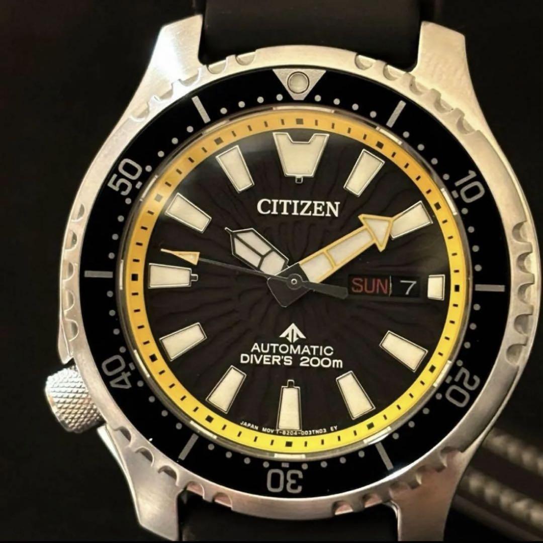 CITIZEN シチズン|メンズ腕時計|プロマスター|オートマチック|イエロー