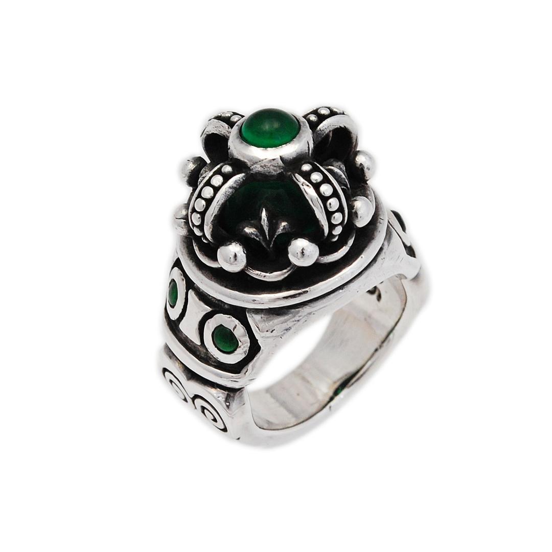 CROWNクラウンシルバー925リングメンズレディースアクセサリWA-R004G 3dUP2-m65055367813 人気最新品