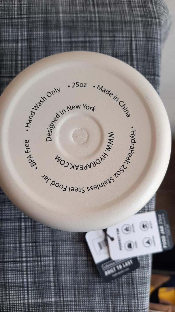 新品☆ HYDRAPEAK スープジャー 花柄 (白)