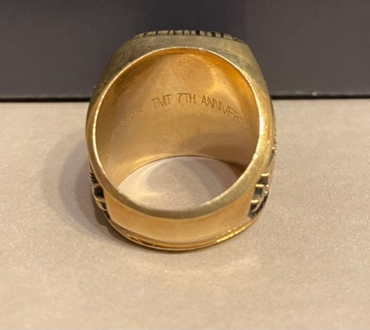 TMT 7周年記念 K10ゴールドカレッジリング 指輪 | www