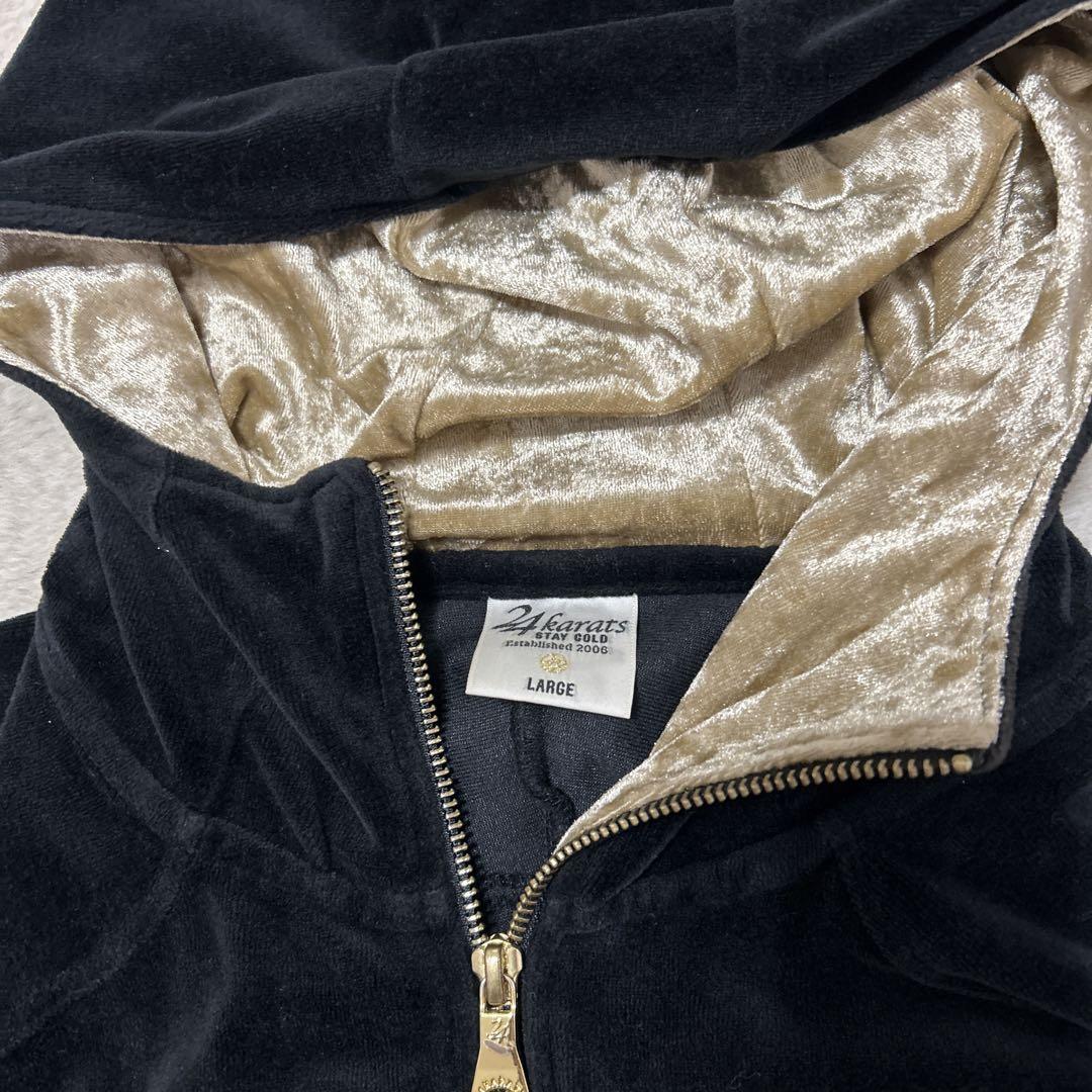24karats 24カラッツ stay gold ベロア セットアップ