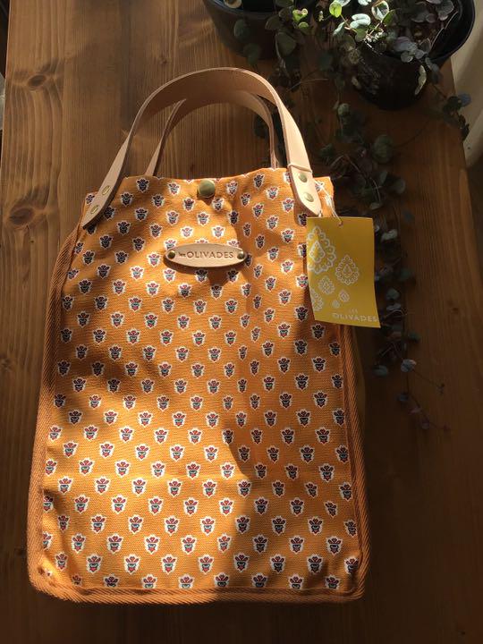 【極美品】les OLIVADES レゾリヴァード　パイピングトート　バッグ 極美品】les OLIVADES レゾリヴァード パイピングトート バッグ
