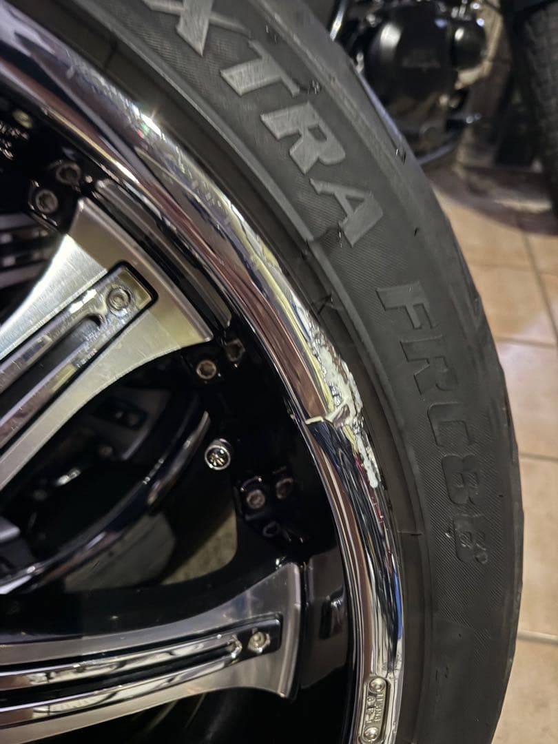 マーテルギア2フェイス　22インチタイヤ　4本セット　ジャンク品 マーテルギア2フェイス 22インチタイヤ 4本セット ジャンク品