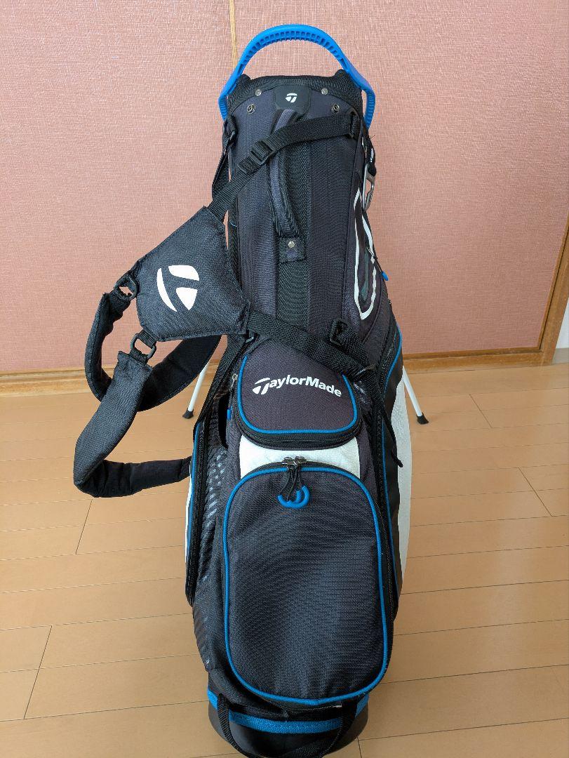TaylorMade スタンドバッグ ゴルフキャディバッグ黒/青