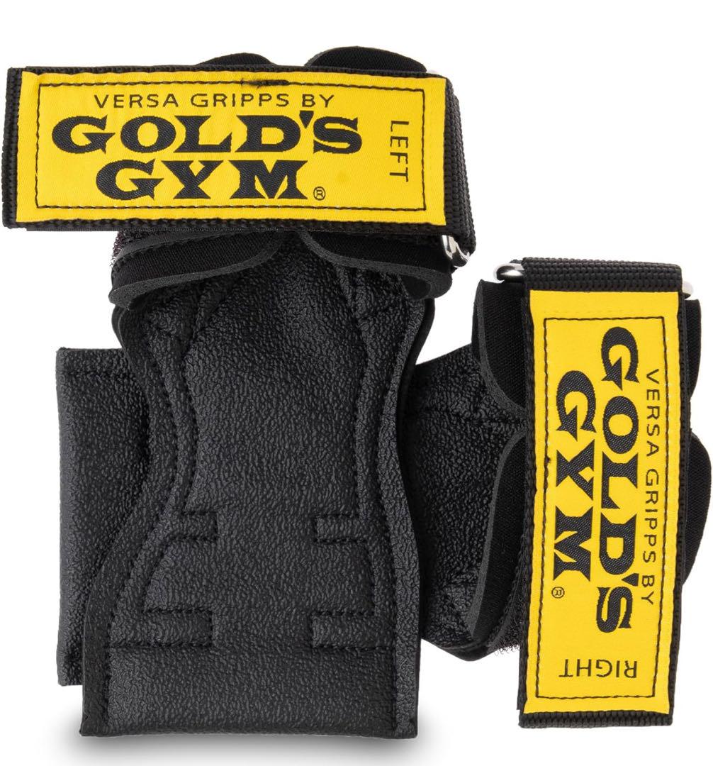 ゴールドジム(GOLD'S GYM)パワーグリップ 握力サポート　Mサイズ 81GEeFRmxcL.jpg