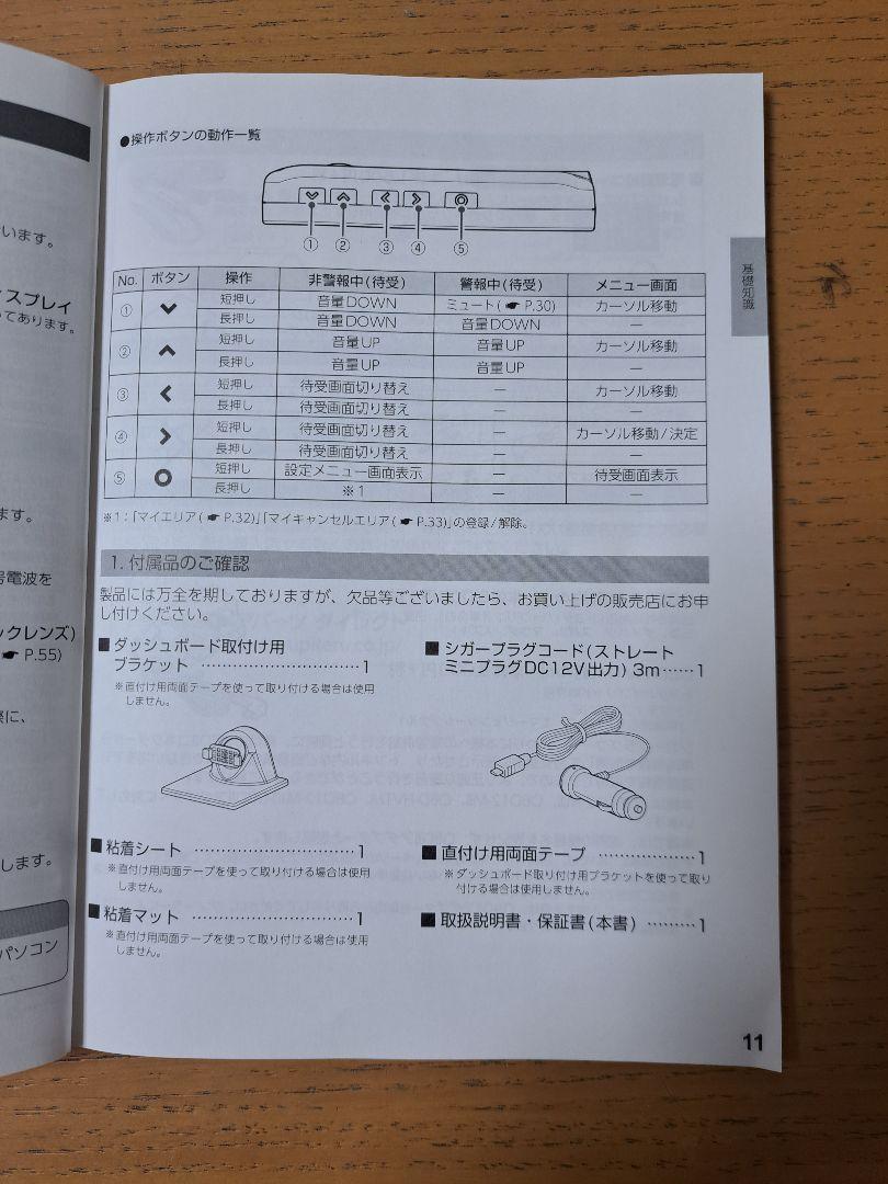 YUPITERU LS100レーダー探知機