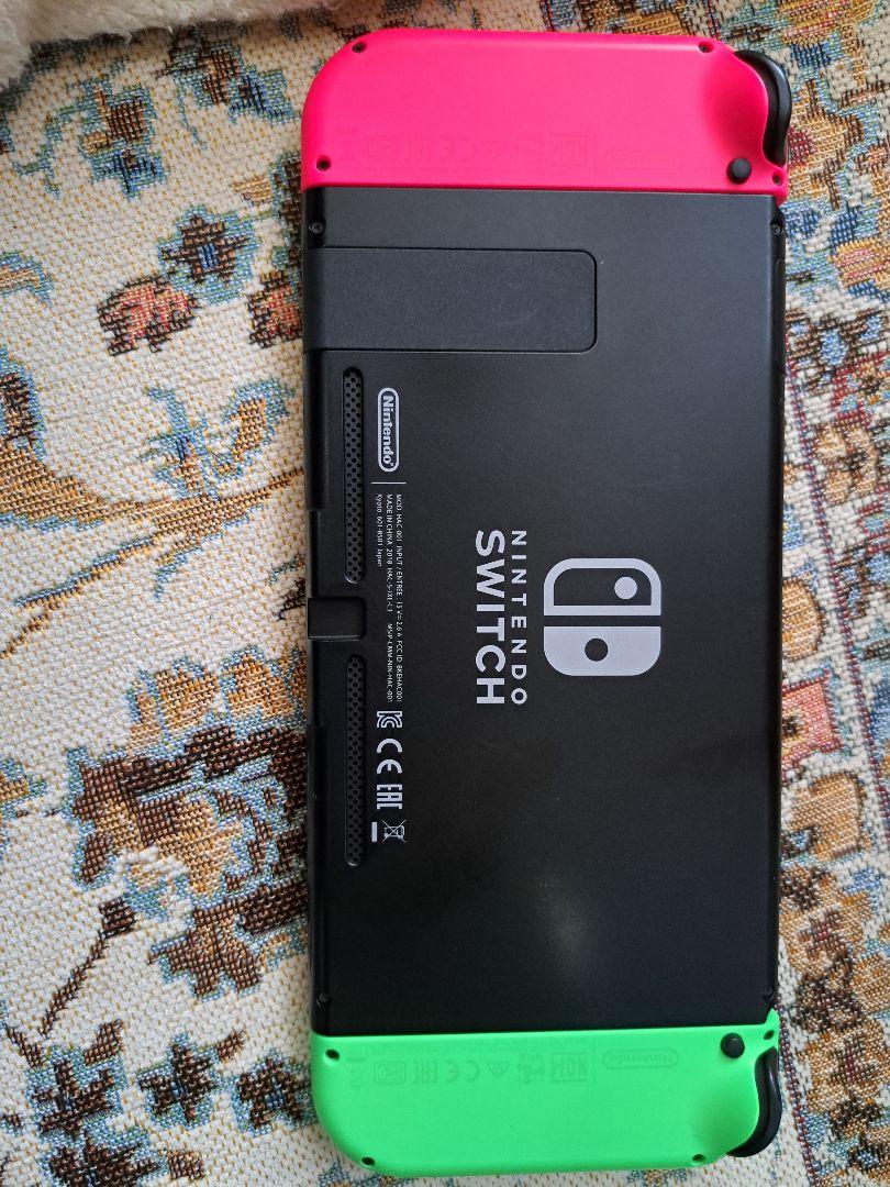 Nintendo Switch グリーン/ピンク 本体