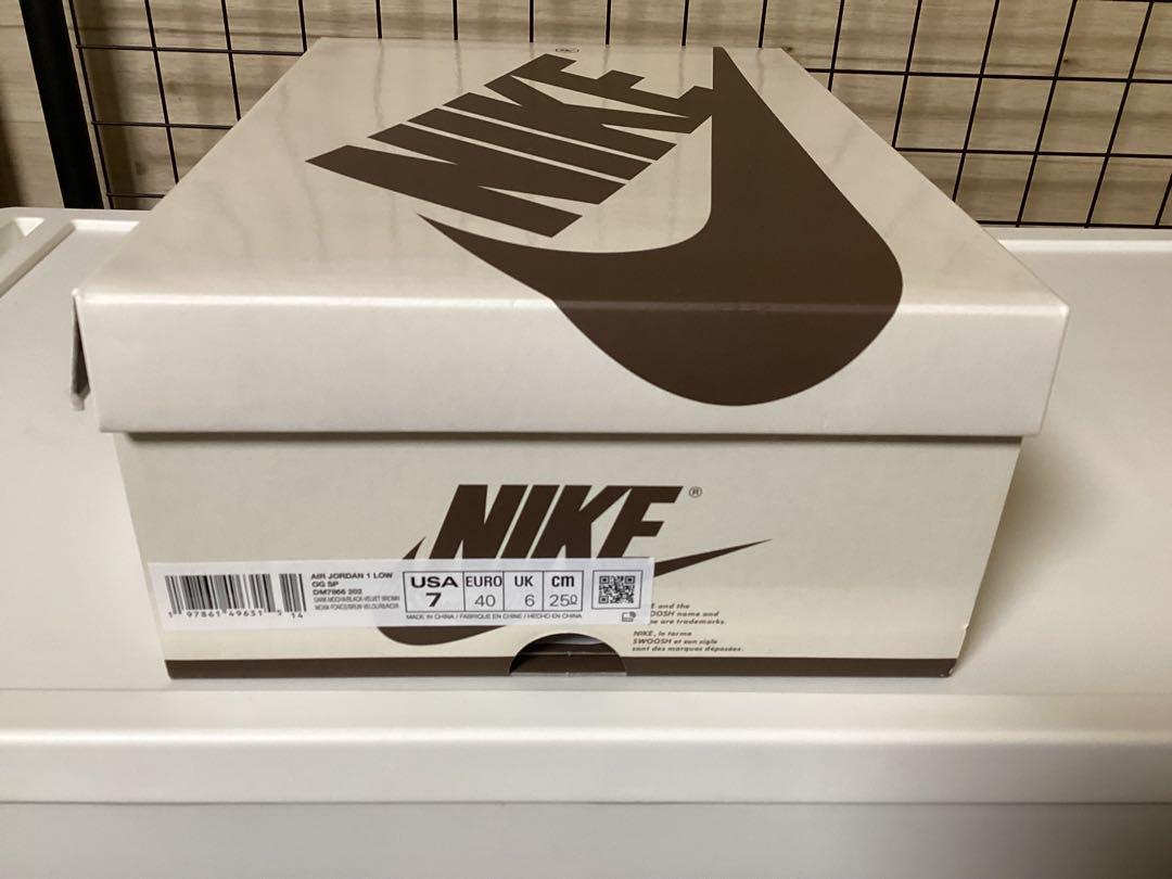 靴 NIKE AIR JORDAN1 LOW OG SP DM7866-202