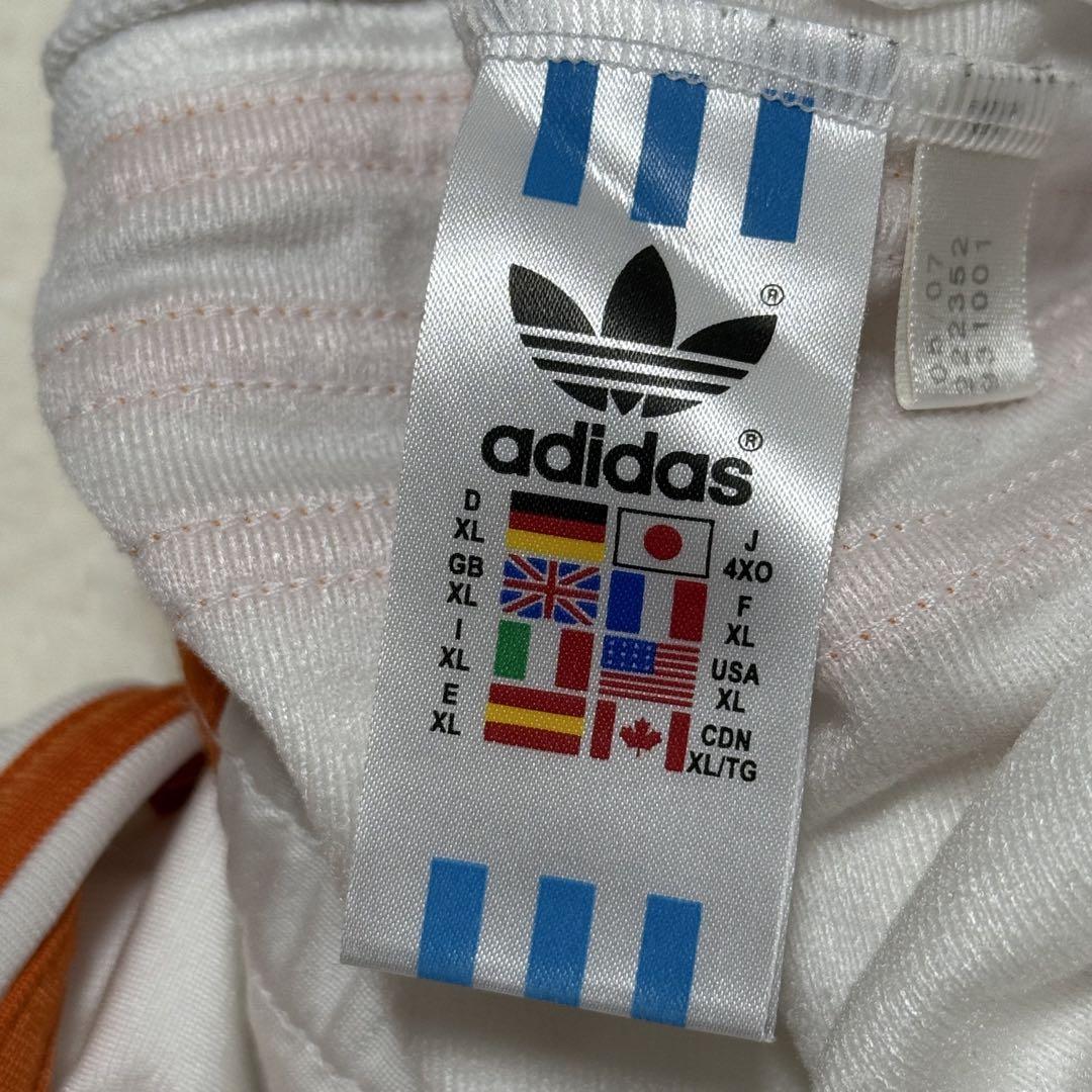adidas トラックジャケットセットアップ万国旗ビックロゴトレフォイル
