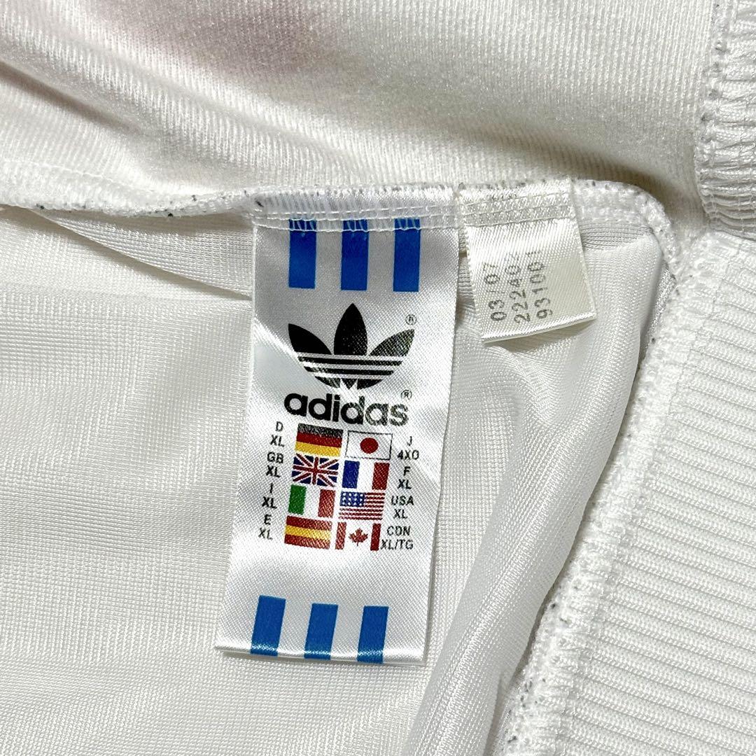 adidas トラックジャケットセットアップ万国旗ビックロゴトレフォイル