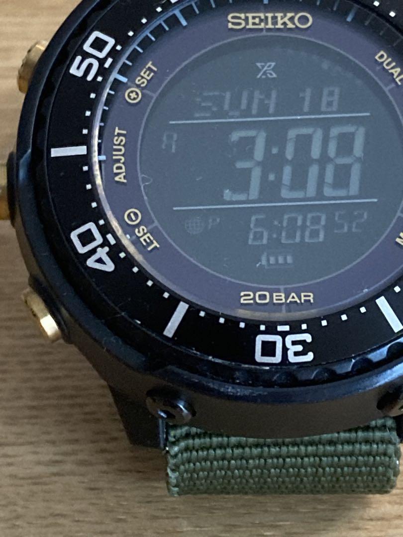 SEIKO PROSPEX LOWERCASE ソーラー充電　換えバンド5種付属