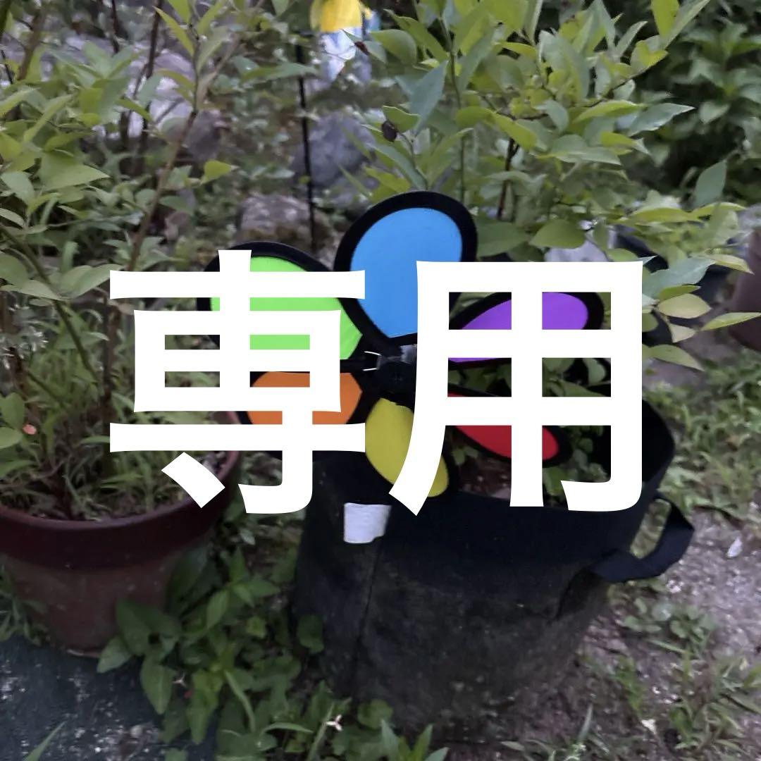 カラフル花形風車 約30cm