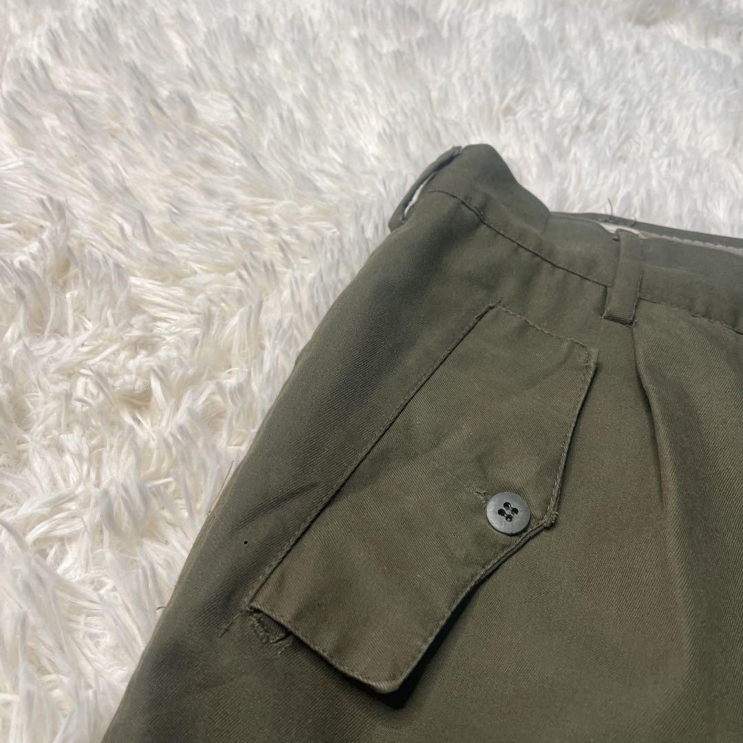 パンツ 80s vintage Italian army parachute pants