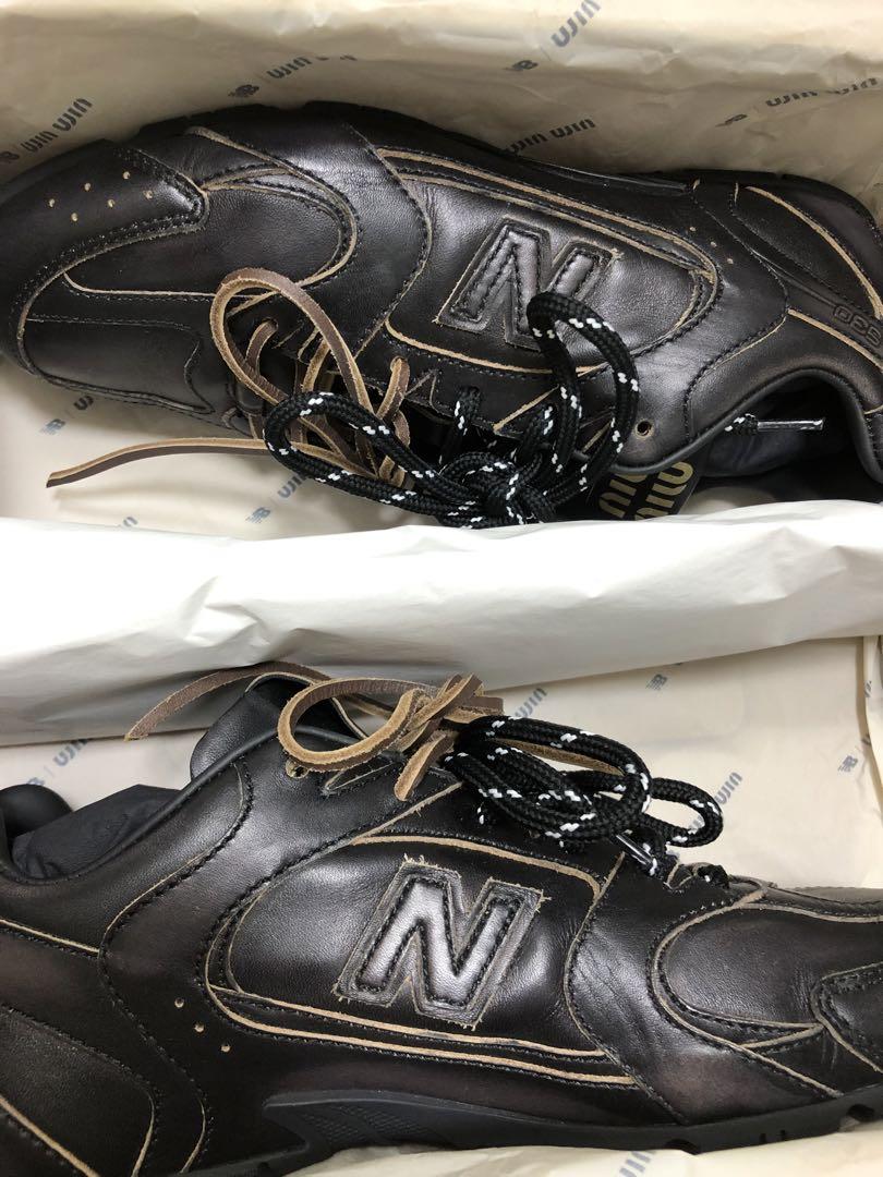 New Balance x Miu Miu 530 SL レザースニーカー39