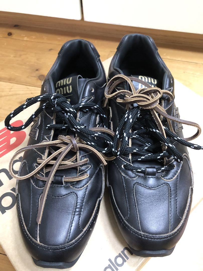 New Balance x Miu Miu 530 SL レザースニーカー39