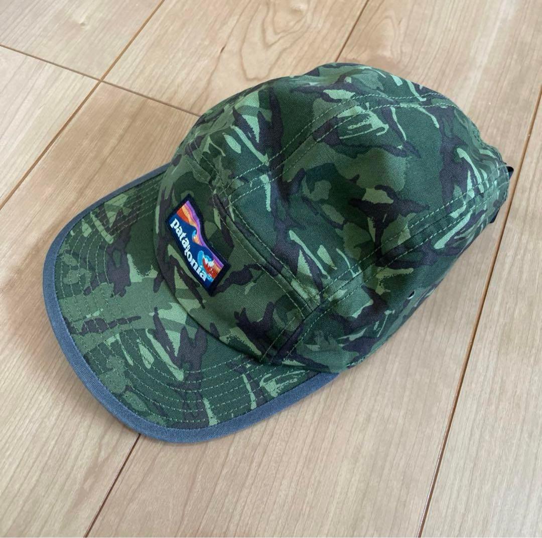 Patagonia カモフラージュ 帽子　パタゴニア patagonia◇バケットハット⁄L⁄ナイロン⁄GRY⁄無地⁄メンズ パタゴニア