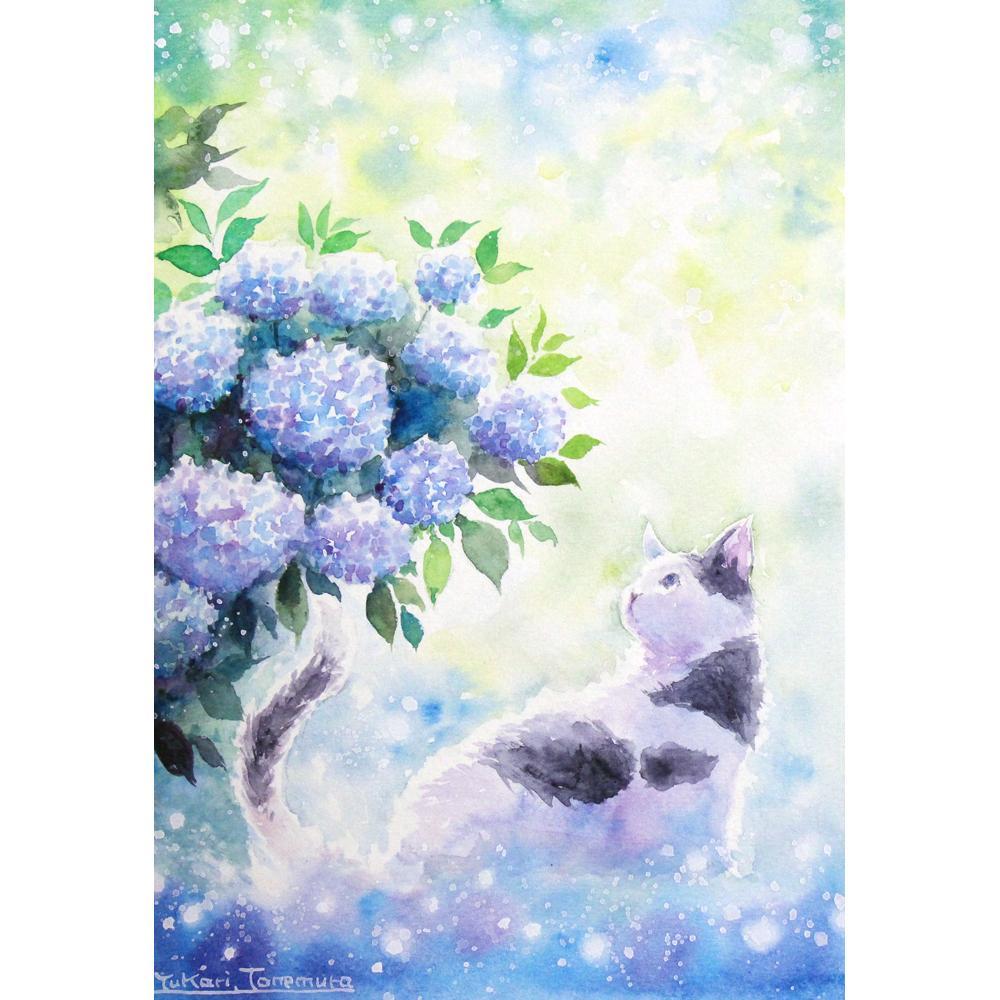 夏隣 #watercolour #watercolor #watercolourpainting