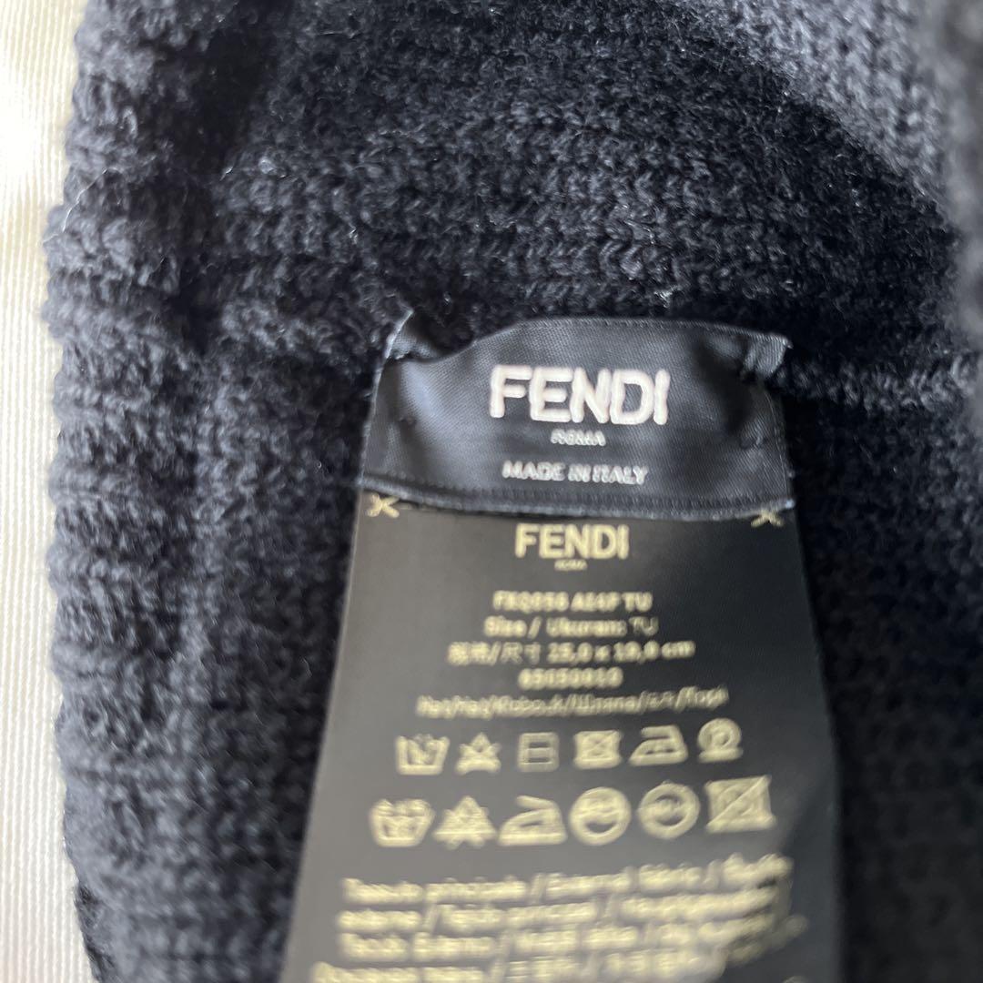 FENDI フェンディ ブラックウールハット