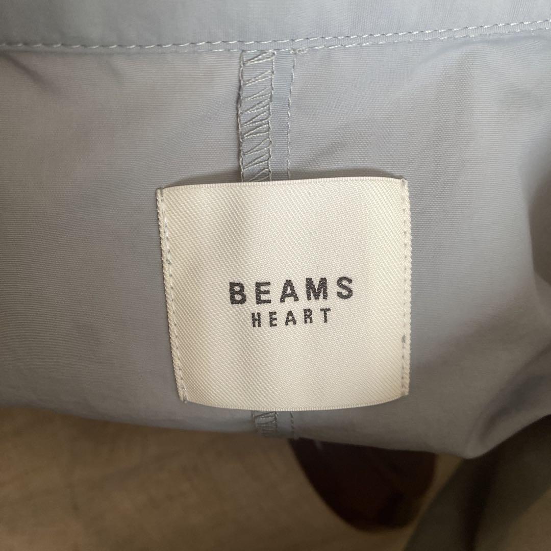 BEAMS HEART ドロスト ロング シャツコート