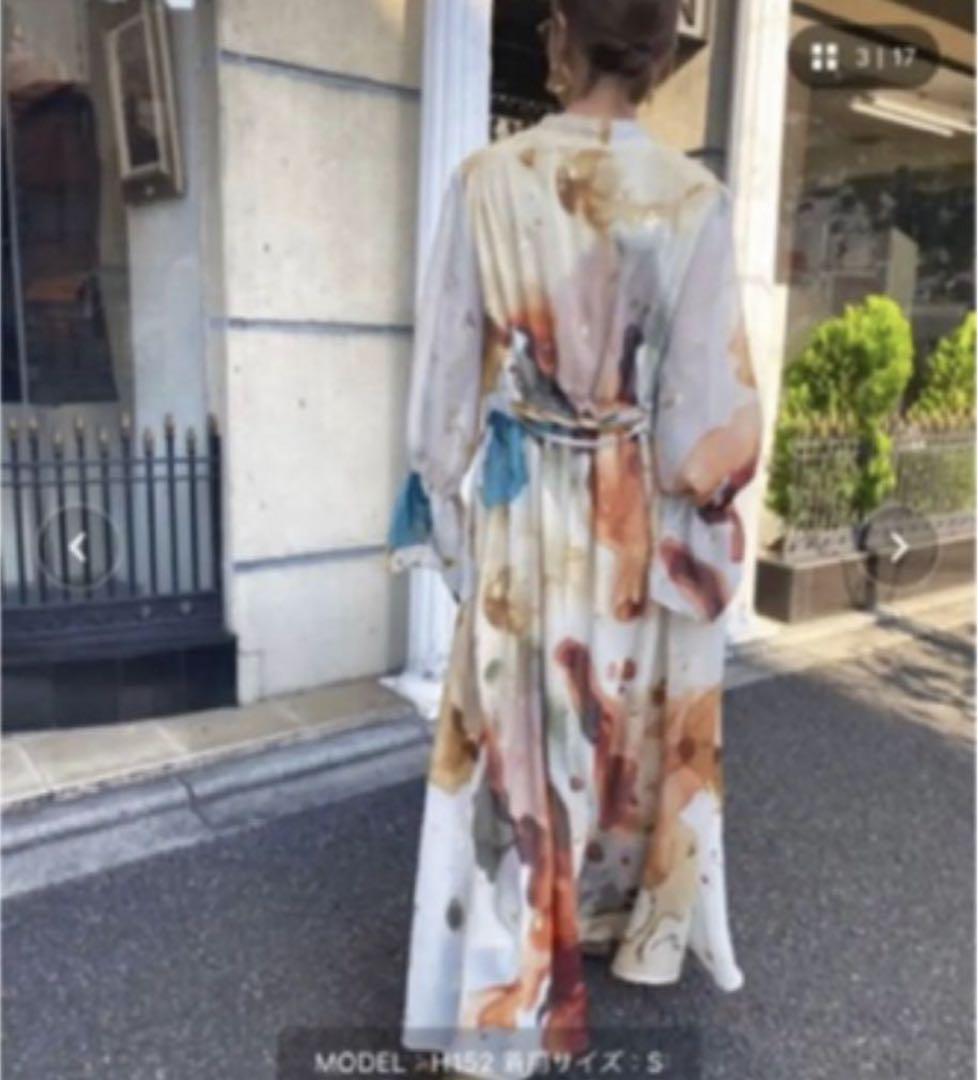 ワンピース UNDRESSED AMELIA INK ART DRESS